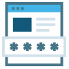 Login window with credential fields, representing 24/7 monitored access